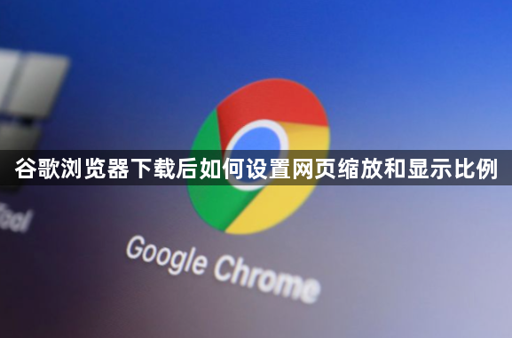 谷歌浏览器下载后如何设置网页缩放和显示比例1