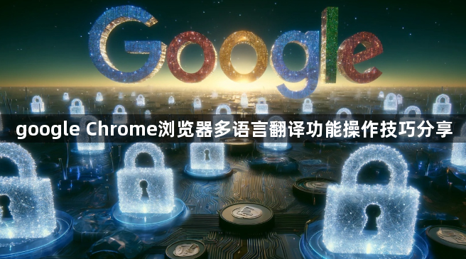 google Chrome浏览器多语言翻译功能操作技巧分享1