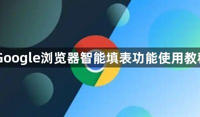 Google浏览器智能填表功能使用教程1