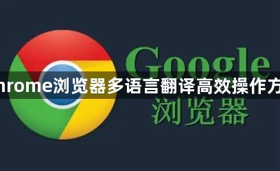 Chrome浏览器多语言翻译高效操作方法1