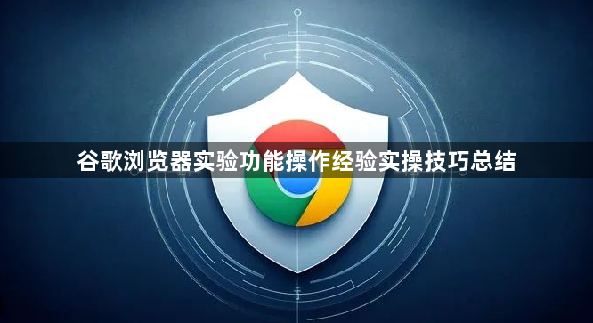 谷歌浏览器实验功能操作经验实操技巧总结1