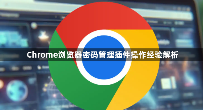 Chrome浏览器密码管理插件操作经验解析1