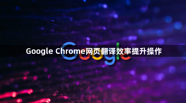 Google Chrome网页翻译效率提升操作1