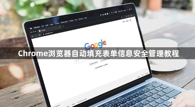 Chrome浏览器自动填充表单信息安全管理教程1