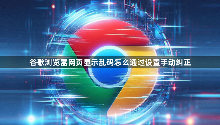 谷歌浏览器网页显示乱码怎么通过设置手动纠正1