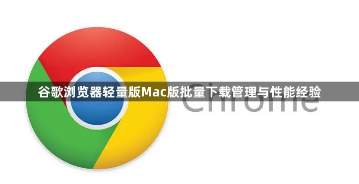 谷歌浏览器轻量版Mac版批量下载管理与性能经验1