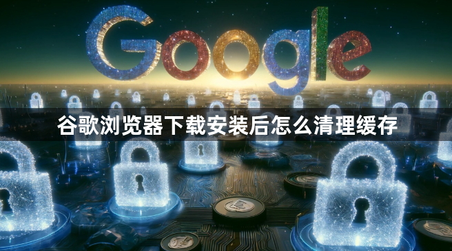 谷歌浏览器下载安装后怎么清理缓存1