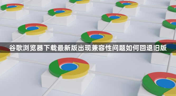 谷歌浏览器下载最新版出现兼容性问题如何回退旧版1