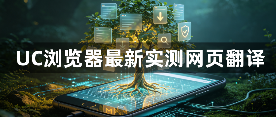 UC浏览器最新实测网页翻译1