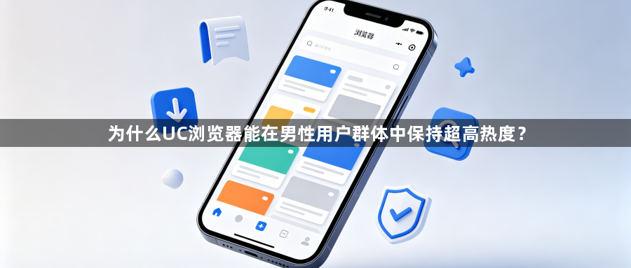 为什么UC浏览器能在男性用户群体中保持超高热度？1