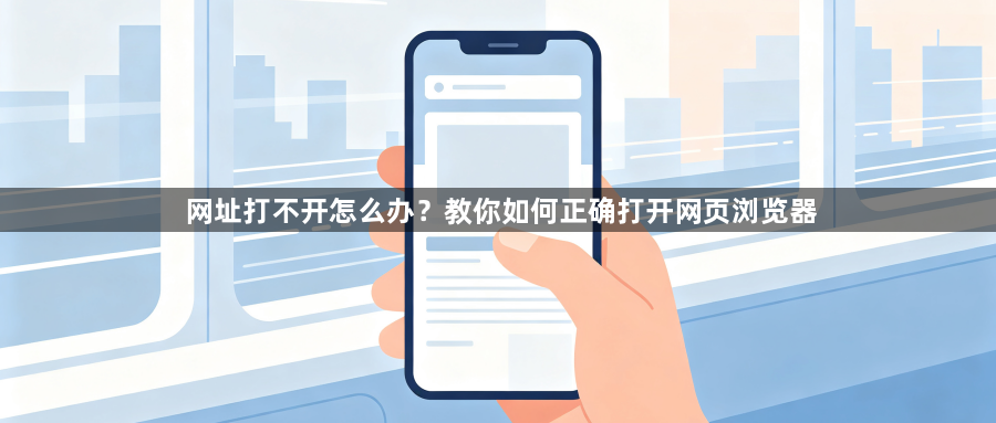 网址打不开怎么办？教你如何正确打开网页浏览器1