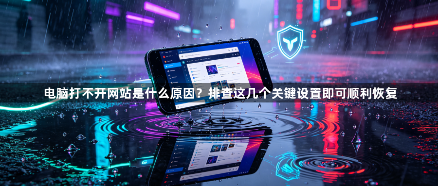电脑打不开网站是什么原因？排查这几个关键设置即可顺利恢复1