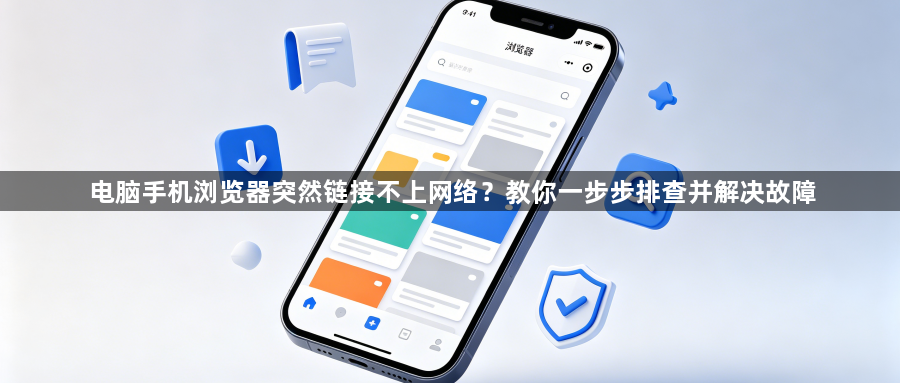 电脑手机浏览器突然链接不上网络？教你一步步排查并解决故障1