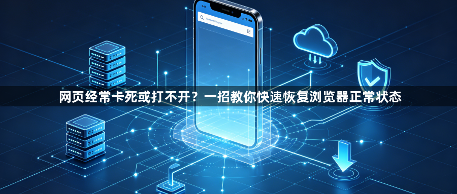 网页经常卡死或打不开？一招教你快速恢复浏览器正常状态1