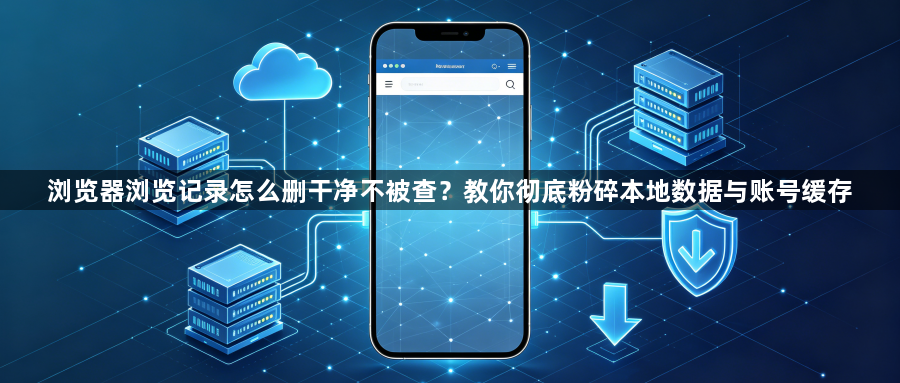 浏览器浏览记录怎么删干净不被查？教你彻底粉碎本地数据与账号缓存1