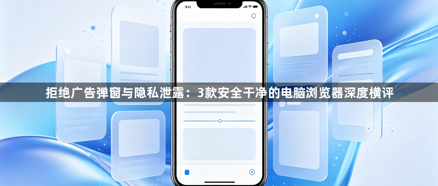 拒绝广告弹窗与隐私泄露：3款安全干净的电脑浏览器深度横评1