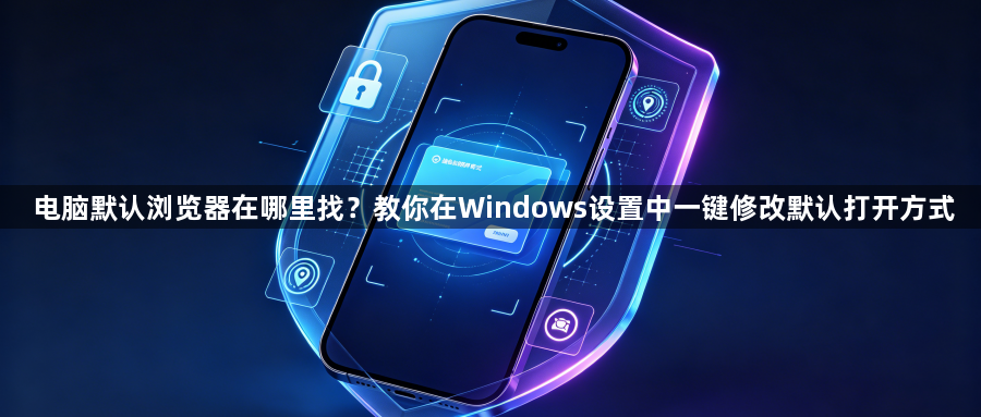 电脑默认浏览器在哪里找？教你在Windows设置中一键修改默认打开方式1
