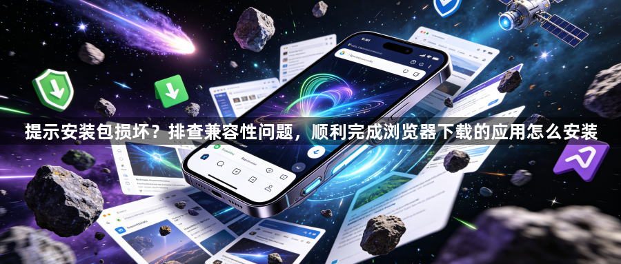 提示安装包损坏？排查兼容性问题，顺利完成浏览器下载的应用怎么安装1
