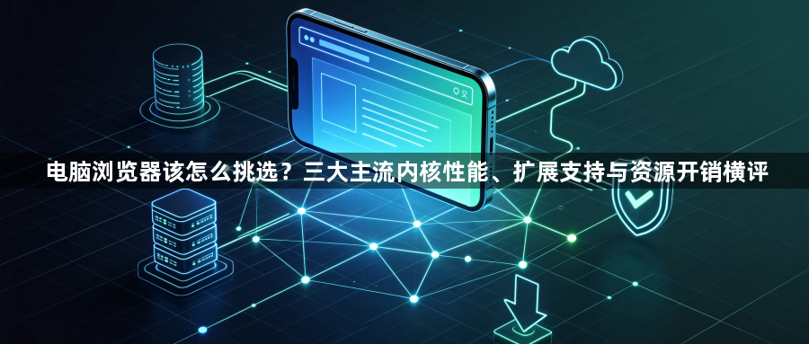 电脑浏览器该怎么挑选？三大主流内核性能、扩展支持与资源开销横评1