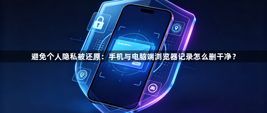 避免个人隐私被还原：手机与电脑端浏览器记录怎么删干净？1
