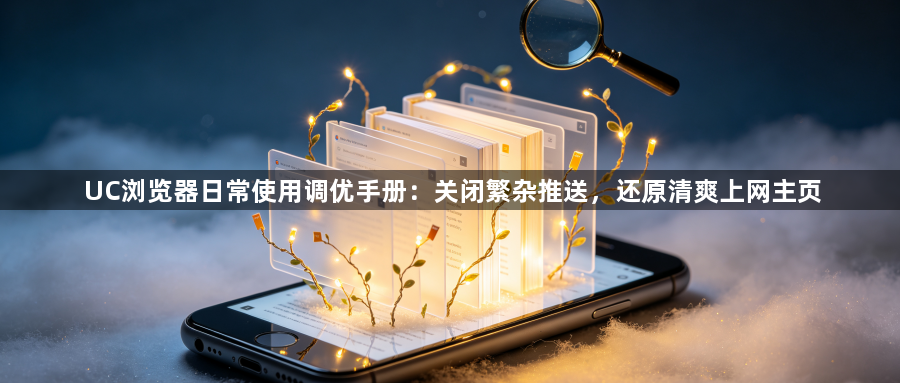 UC浏览器日常使用调优手册：关闭繁杂推送，还原清爽上网主页1