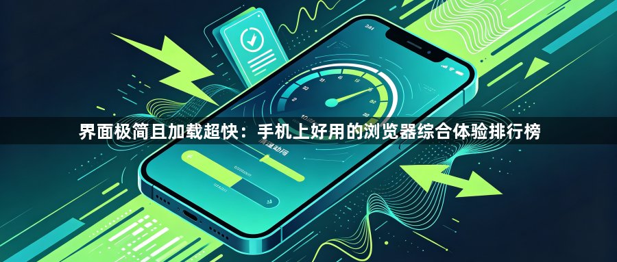 界面极简且加载超快：手机上好用的浏览器综合体验排行榜1