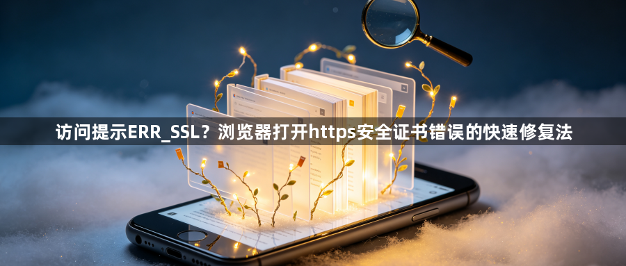 访问提示ERR_SSL?浏览器打开https安全证书错误的快速修复法1