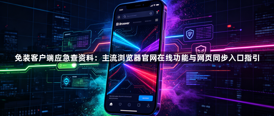 免装客户端应急查资料：主流浏览器官网在线功能与网页同步入口指引1