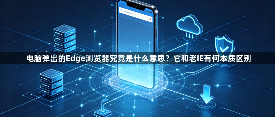 电脑弹出的Edge浏览器究竟是什么意思？它和老IE有何本质区别1