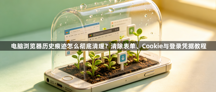 电脑浏览器历史痕迹怎么彻底清理？清除表单、Cookie与登录凭据教程1