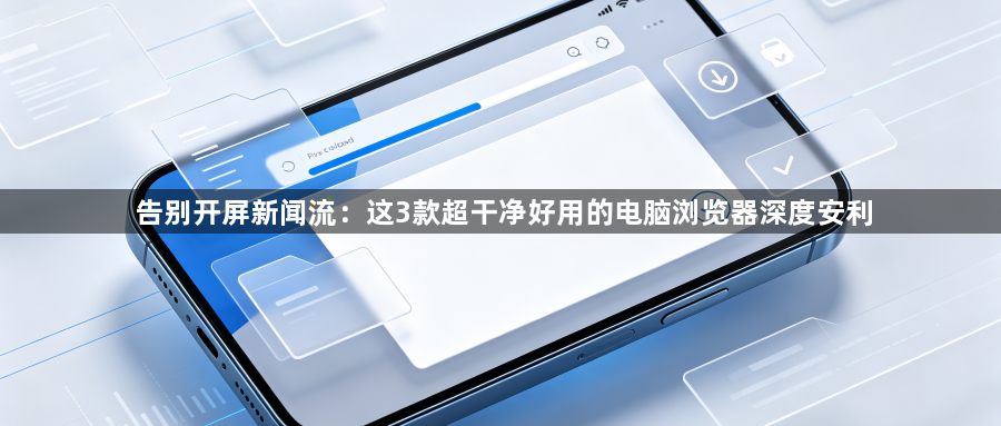 告别开屏新闻流：这3款超干净好用的电脑浏览器深度安利1