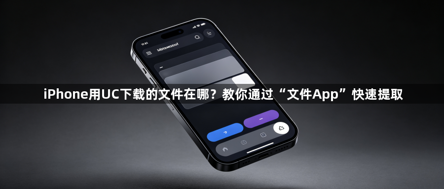 iPhone用UC下载的文件在哪？教你通过“文件App”快速提取1