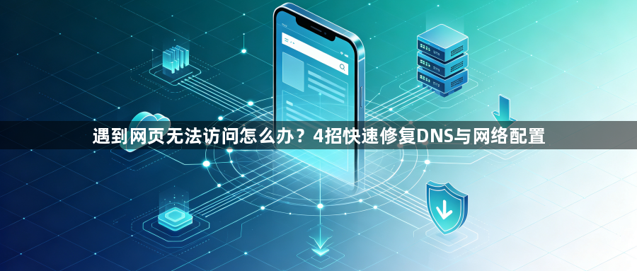 遇到网页无法访问怎么办？4招快速修复DNS与网络配置1