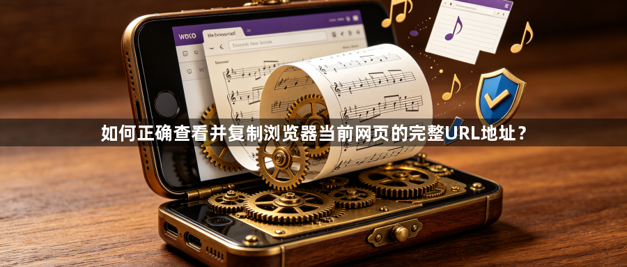 如何正确查看并复制浏览器当前网页的完整URL地址？1